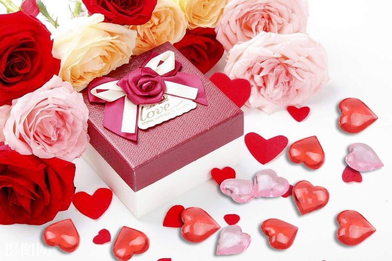 Fangoo 220 Pieces Red Acrylic Heart Flat Back Heart Gems for Valentine's Day Decorations, Vase Filler, Table Scatter Decoration, Wedding Decorations,Home Decorations(Bright Red, 1 LB) - Image 5